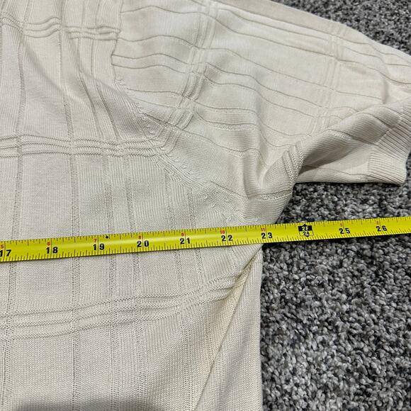 New with tags! Bachrach 100% Silk, Short Sleeve Sweater, Size XL - Picture 3 of 6